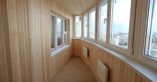 Внутренняя отделка лоджии Гатчина, цена от 210 руб. м2
